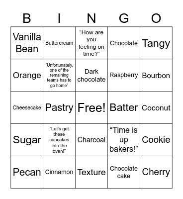 Sugar Rush Bingo! Bingo Card