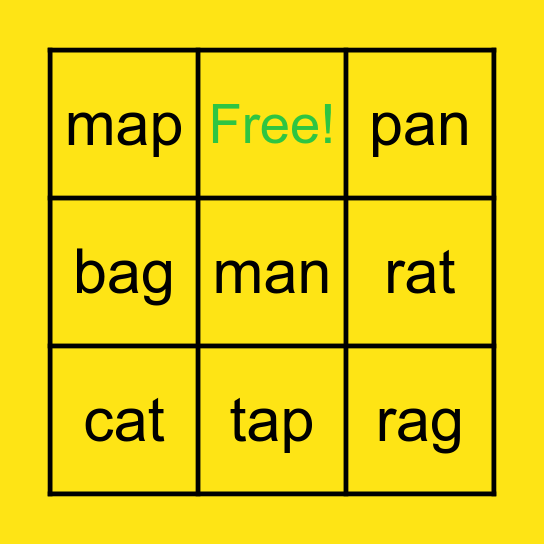 Fun Friday Bingo Card