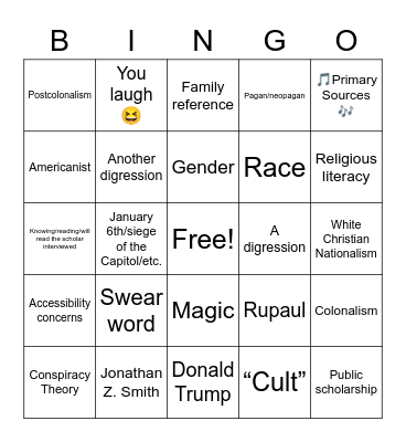 Keeping it 101 Season 3 Bingo Card Bingo Card