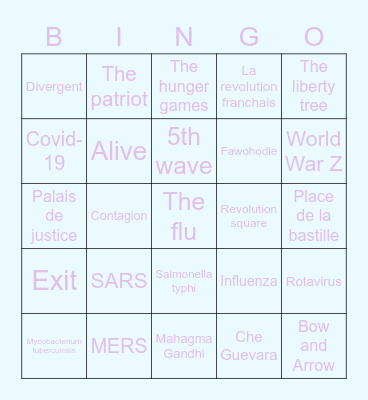 Chuu's Bingo! ☆ Bingo Card