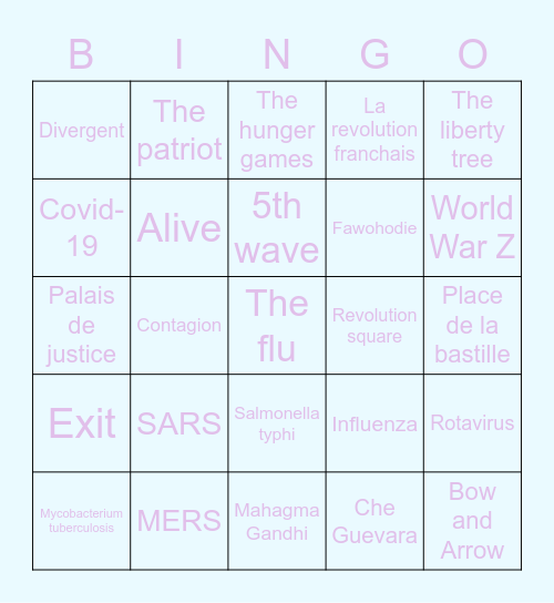 Chuu's Bingo! ☆ Bingo Card