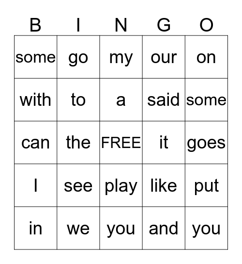 Morah Lisa Bingo Card