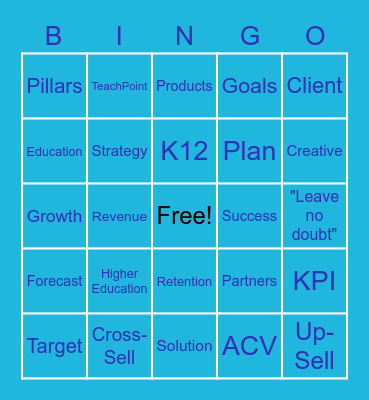 NSM EDU Bingo Card