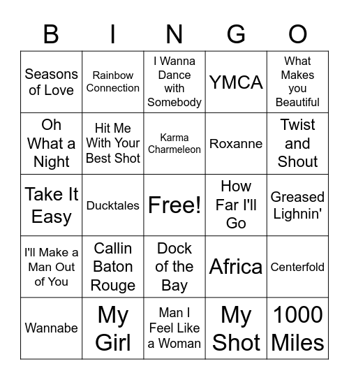 Mo's Winning Board! Bingo Card