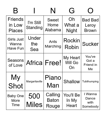 THIS IS THE WINNER! - MO Bingo Card