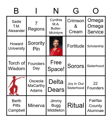 Happy 108th Founders Day! Bingo Card