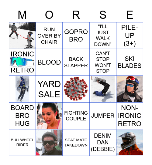 MORSE MOUNTAIN BINGO Card