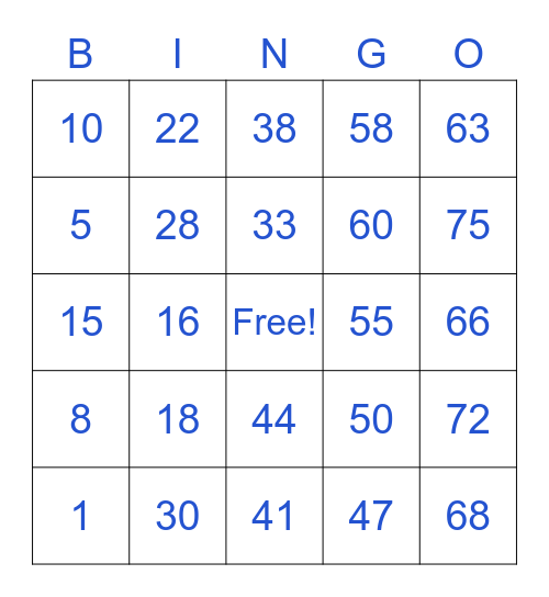 PEMBROKE PINES BINGO: GROUP 10 Bingo Card