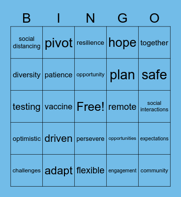 Bingo Card Bingo Card