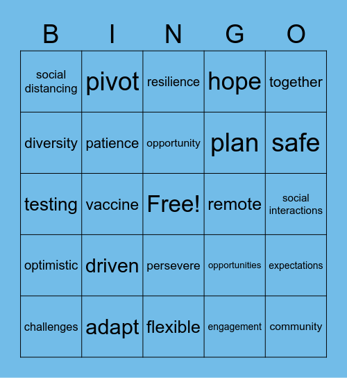 Bingo Card Bingo Card