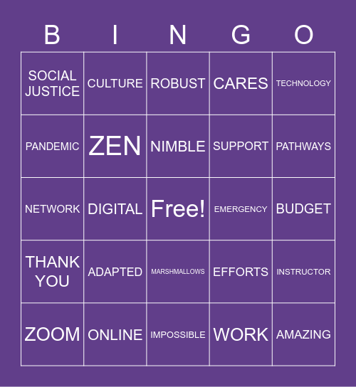 SOM BINGO Card