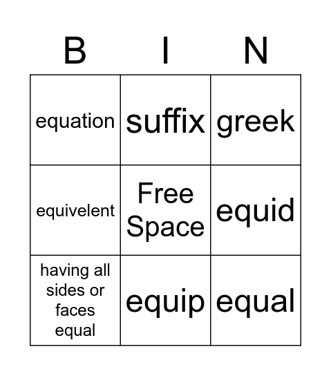 equ-bingo-card