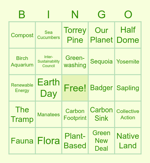 Special MEC Bingo Card Bingo Card