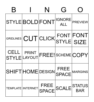 BINGO IBA FINAL EXAM Bingo Card