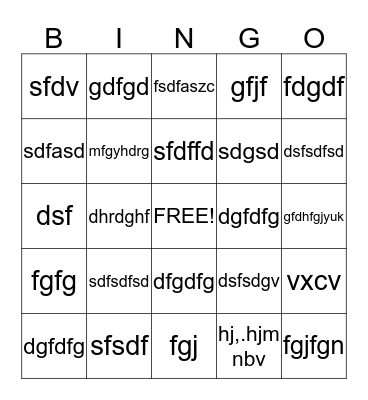 Sandra's Baby Shower Bingo Card