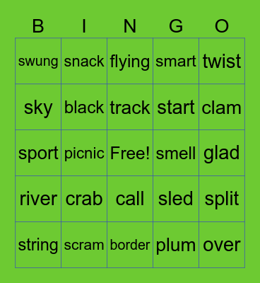 Reading Review Bingo Card