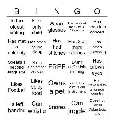 Find an IT Employee Who... Bingo Card