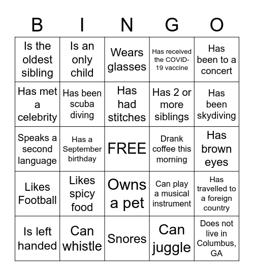 Find an IT Employee Who... Bingo Card