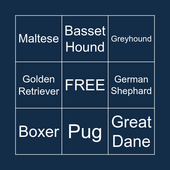 SLVS Bingo Card