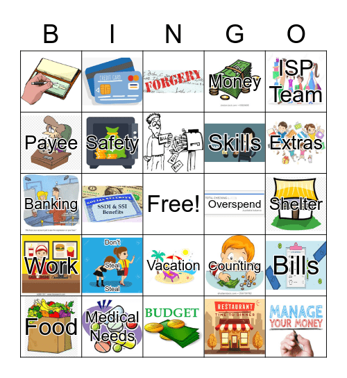 The Right to Manage Your Money Bingo Card