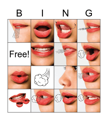 Name that sound Bingo Card