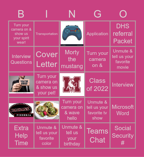BINGO! Related Instruction Edition Bingo Card
