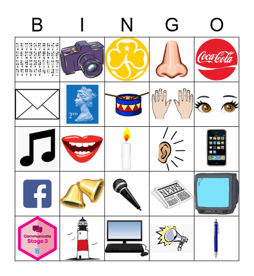 Brownie Communicate Bingo Card