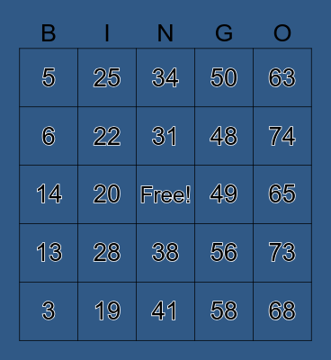 KJ New Year Party Team 2 Bingo Card