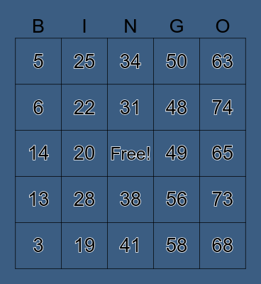 KJ New Year Party Team 3 Bingo Card