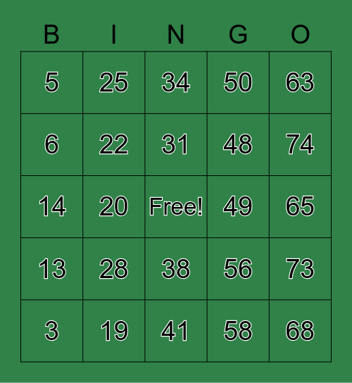 KJ New Year Party - Team 4 Bingo Card