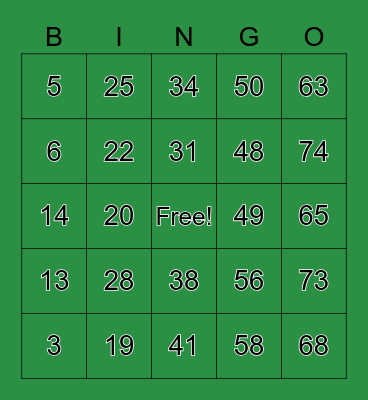 KJ New Year Party - Team 5 Bingo Card