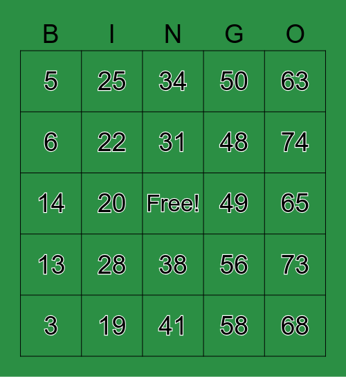 KJ New Year Party - Team 5 Bingo Card