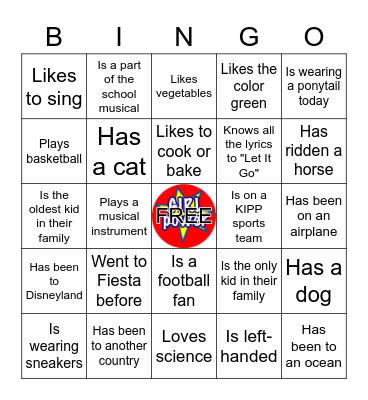 GIRL TALK Bingo Card