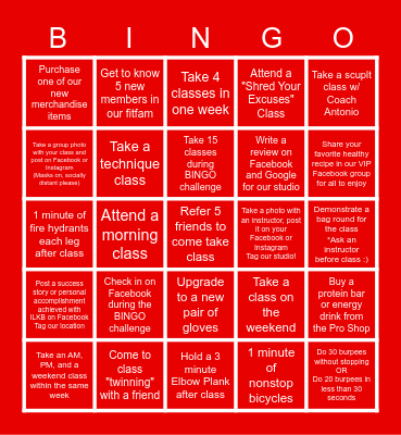 ILKB POMPANO BEACH Bingo Card