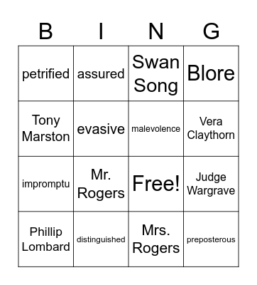 ATTWN Chs. 2-3 Bingo Card