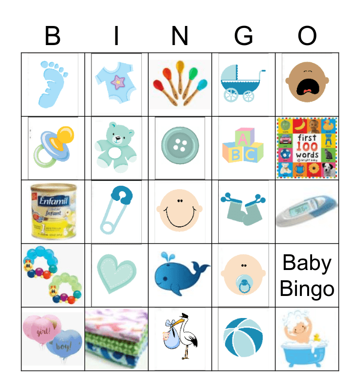 BABY SHOWER Bingo Card