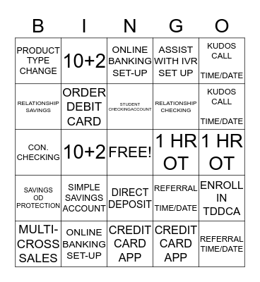 SALISBURY CHALLENGE Bingo Card