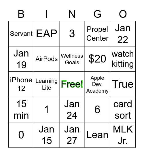 Download Bingo Card