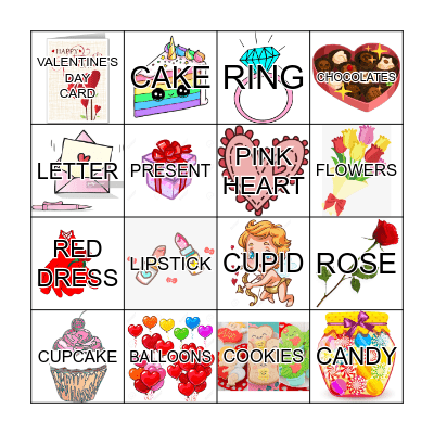 Valentine's Day BINGO Card