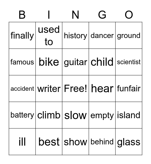 YOU ARE CLEVER Bingo Card