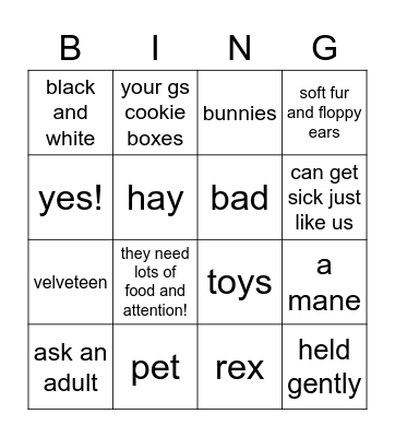 Brownies + Daisies BINGO Card