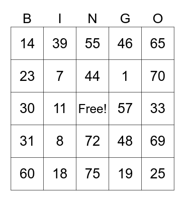 aeshe ♡︎ Bingo Card
