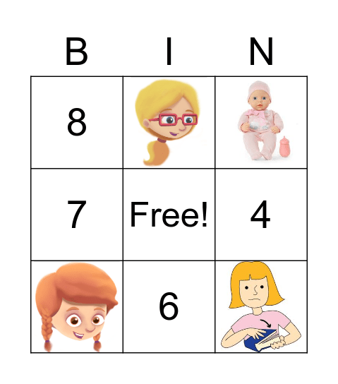 FAMILY AND FRIENDS Bingo Card