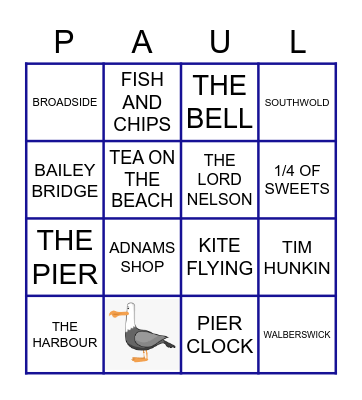 BIRTHDAY BINGO Card