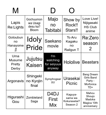 WS Jan21 Product Stream Predictions Bingo Card