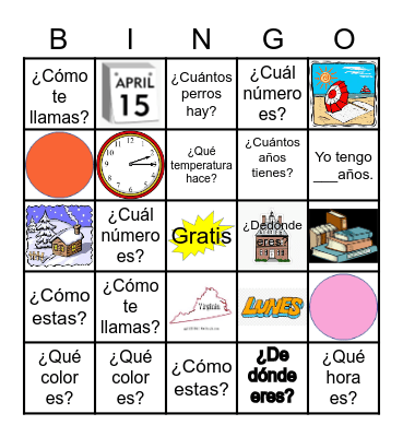 Review BINGO Card