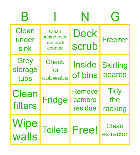 "I'm Bored" Bingo Card