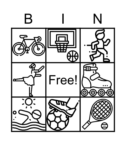 SPORTS Bingo Card