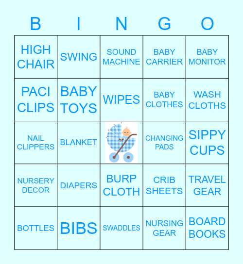 Baby Schutte Bingo! Bingo Card