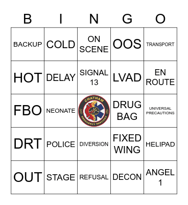 EMS LINGO BINGO Card